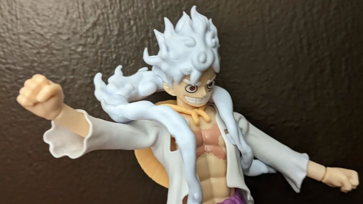 Anime Heroes One Piece Gear 5 Luffy Action Figure Is a Little Bendy