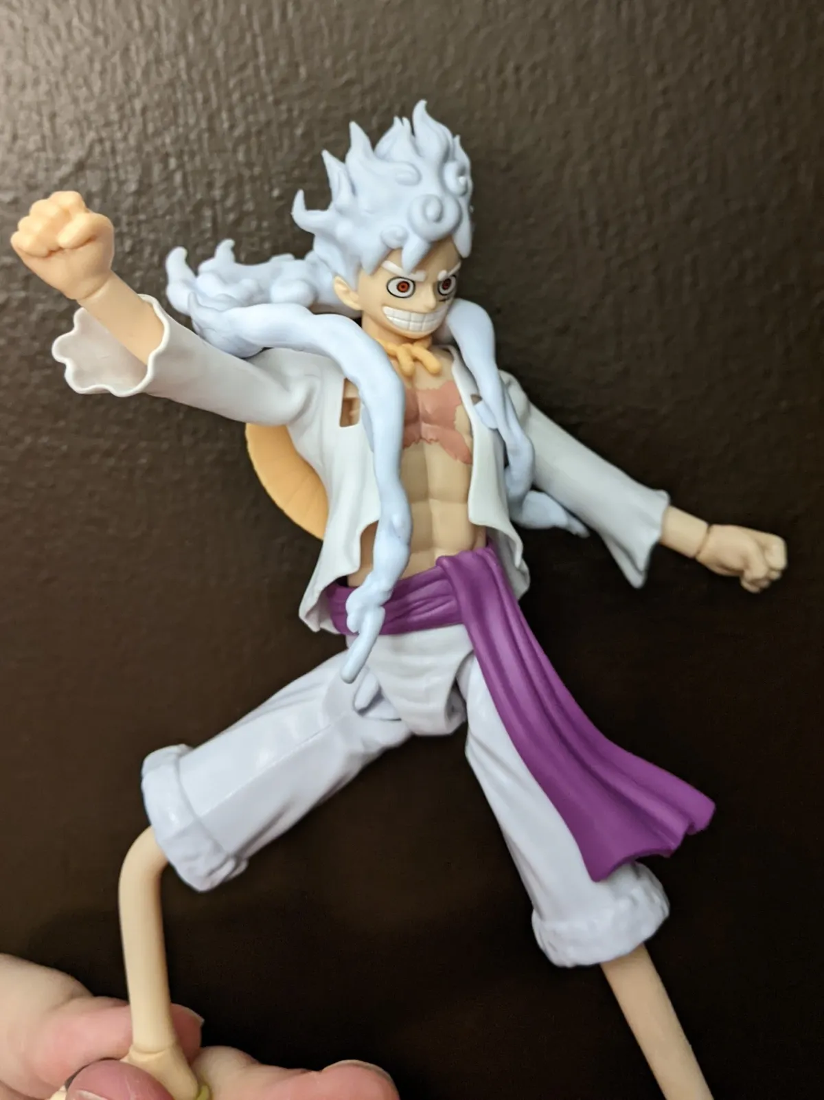 Anime Heroes One Piece Gear 5 Luffy Action Figure Is a Little Bendy