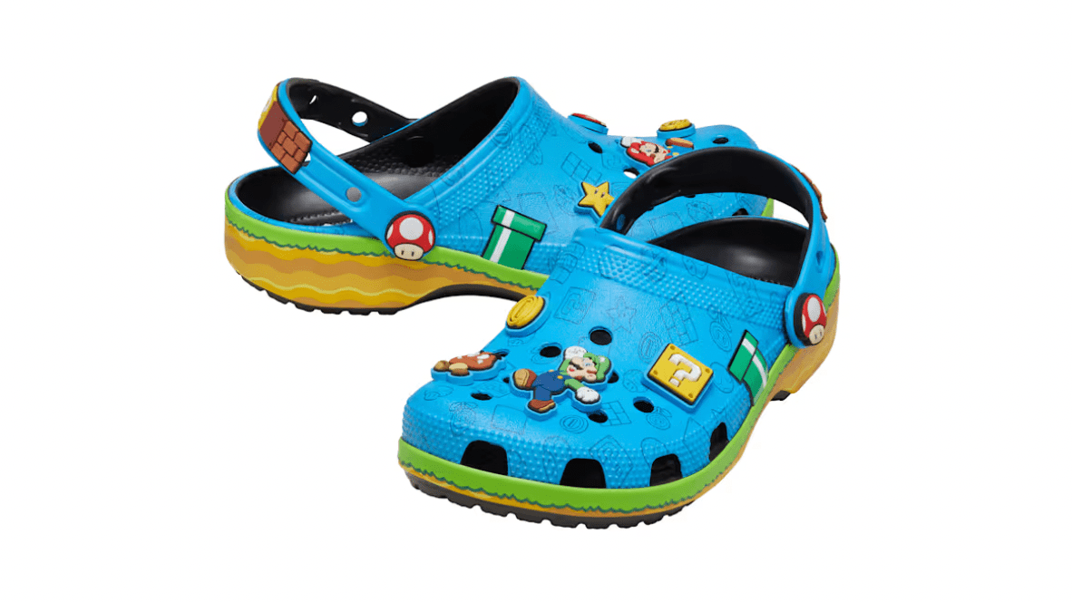Super Mario Crocs Based on Mario Peach Bowser and Yoshi 