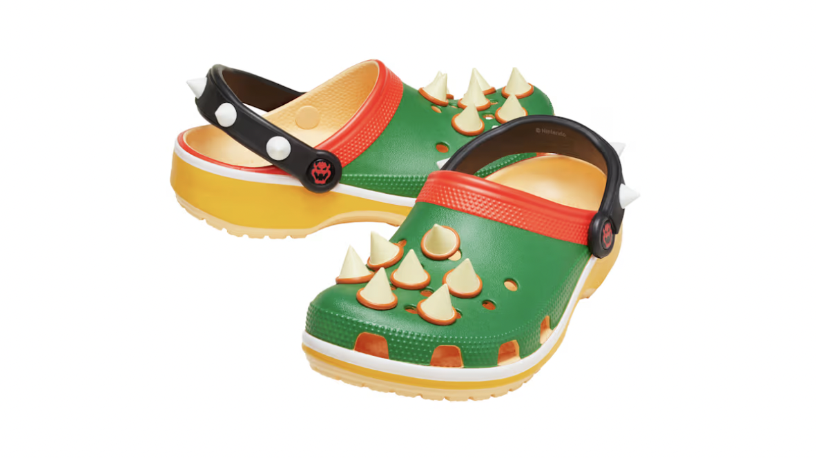 Super Mario Crocs Based on Mario Peach Bowser and Yoshi 