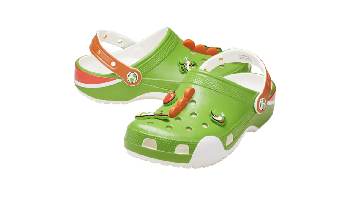 Super Mario Crocs Based on Mario Peach Bowser and Yoshi 