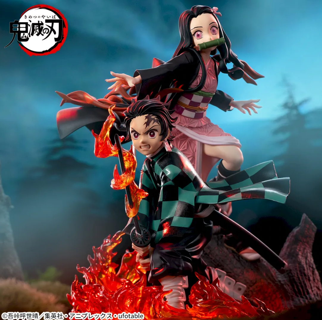 The Demon Slayer Xross Link Tanjiro and Nezuko figures that can be displayed alone or as a pair are back after two years.