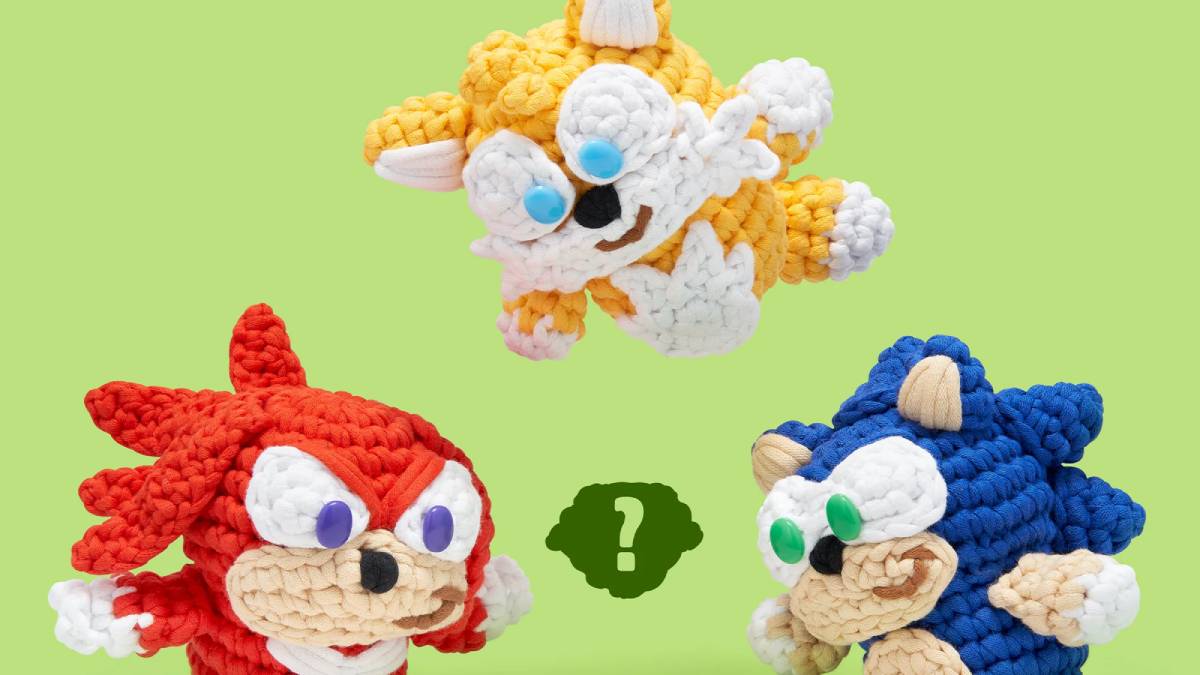 Sonic the Hedgehog Woobles Kits Let You Crochet Amigurumi Sonic Tails and Knuckles