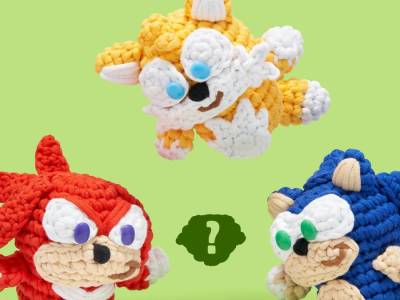 Sonic the Hedgehog Woobles Kits Let You Crochet Amigurumi Sonic Tails and Knuckles