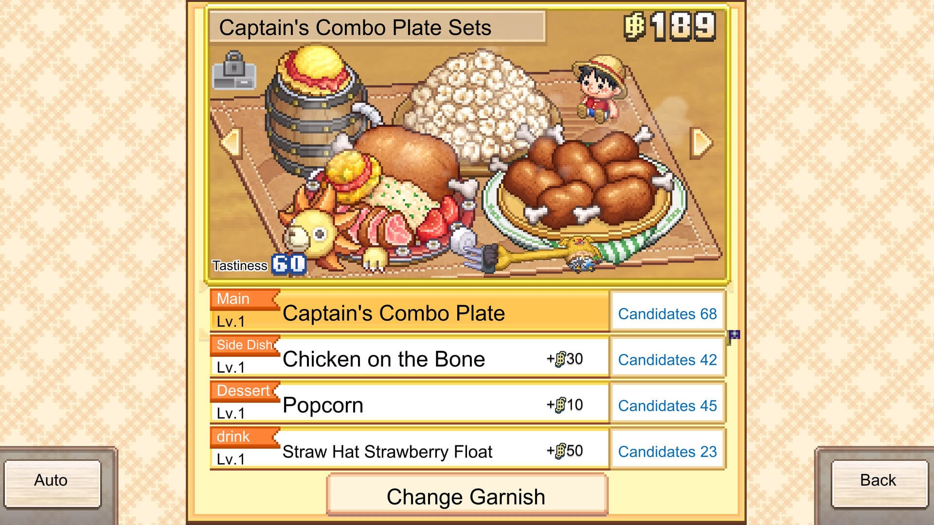 Kairosoft Making One Piece: Grand Gourmet