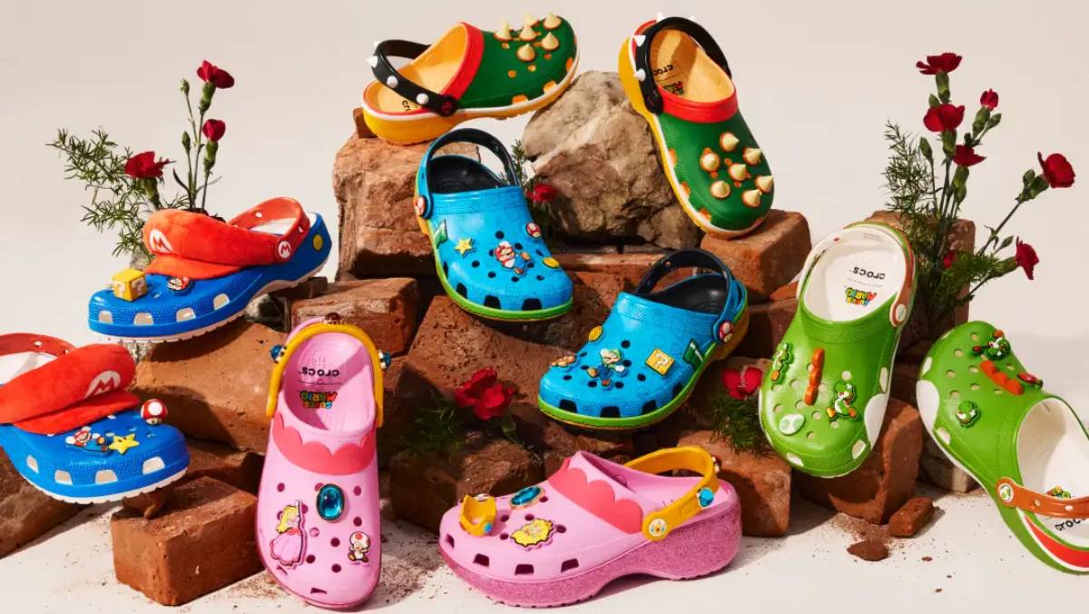 Super Mario Crocs Based on Mario Peach Bowser and Yoshi