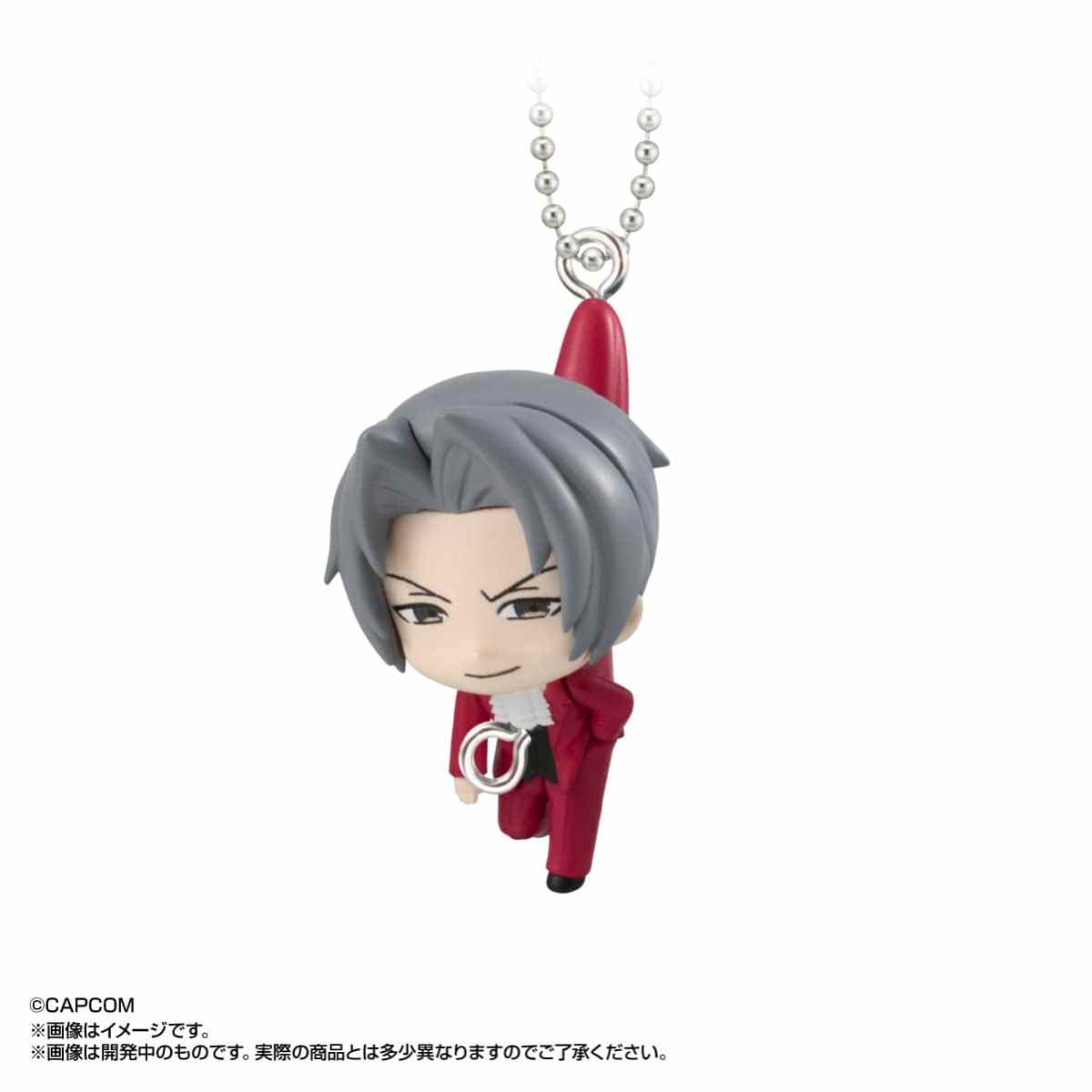Ace Attorney: Phoenix Wright games keychains Phoenix Wright and Miles Edgeworth Mia Fey Maya Fey Steel Samurai