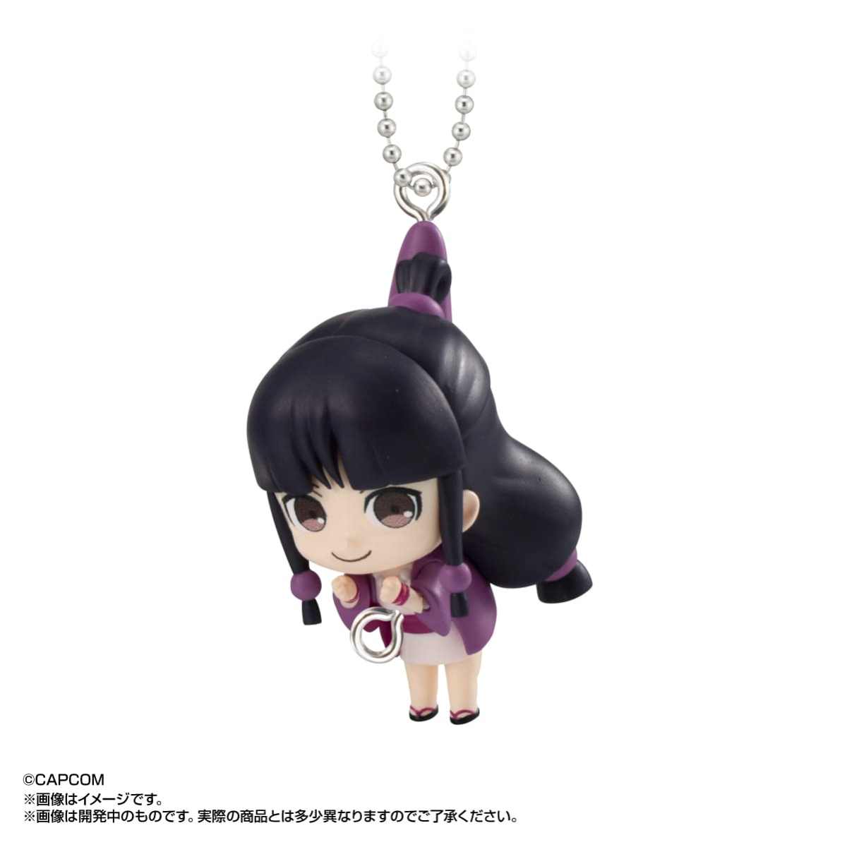 Ace Attorney: Phoenix Wright games keychains Phoenix Wright and Miles Edgeworth Mia Fey Maya Fey Steel Samurai