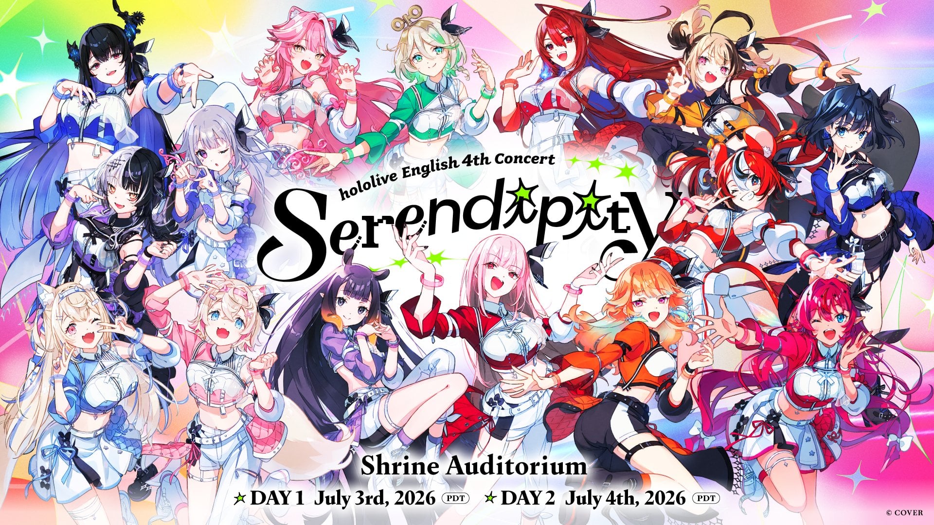 Hololive English 4th Serendipity Concert Shows Vtubers’ Compatibility