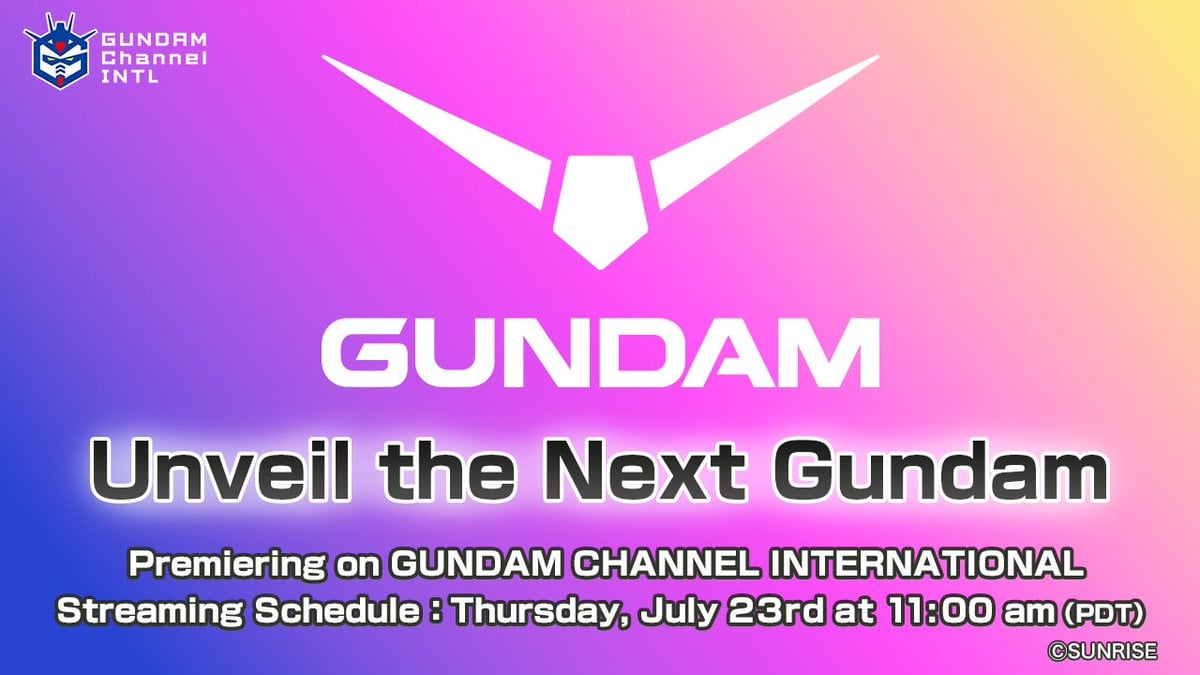 New Gundam Anime Series and Game Head to SDCC 2026