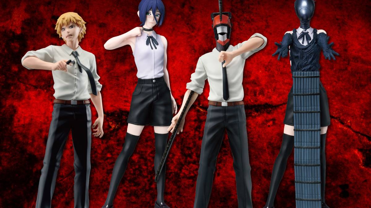 The new Chainsaw Man Figuno figures bring Denji and Reze and both of their other forms to people's homes.