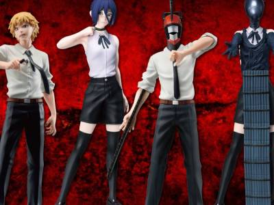 The new Chainsaw Man Figuno figures bring Denji and Reze and both of their other forms to people's homes.