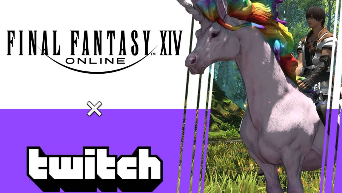New FFXIV Twitch Support-a-Streamer Mount Is a Unicorn
