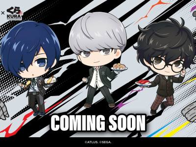 Kura Sushi Persona 3, 4, and 5 Menu and Merchandise Shared
