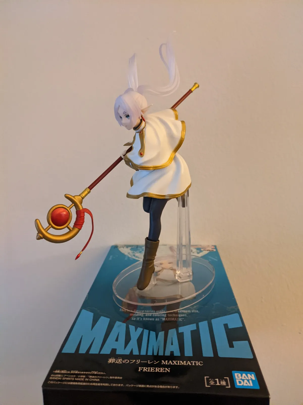 The Banpresto Frieren Maximatic figure is the sort that looks a little more impressive because of the risks taken with the pose.