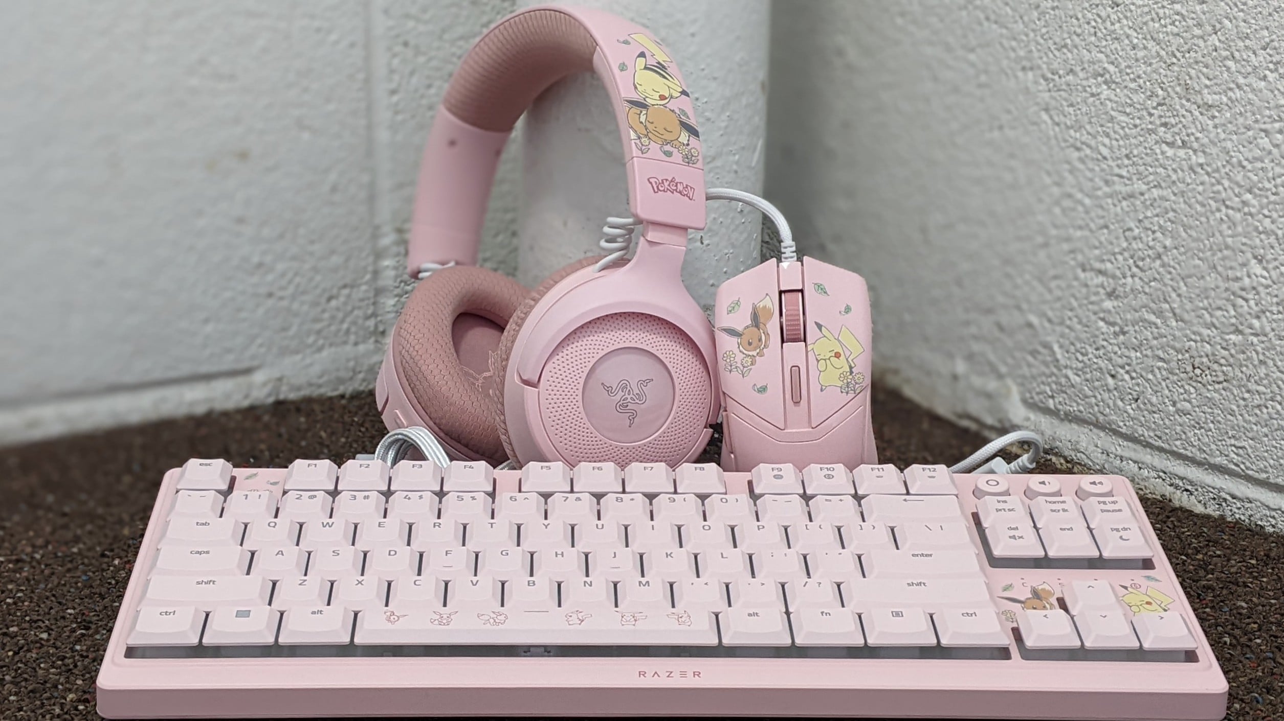 Razer Eevee and Pikachu Pokemon Collection Suits the Characters