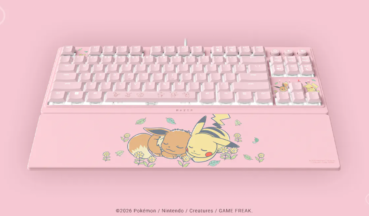 The next Razer Pokemon headset, keyboard, and mouse collection pairs up Pikachu and Eevee and seems to be a Target exclusive.