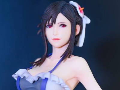 See FFVII Rebirth Tifa Swimsuit Static Arts Figure and Aerith Masterline