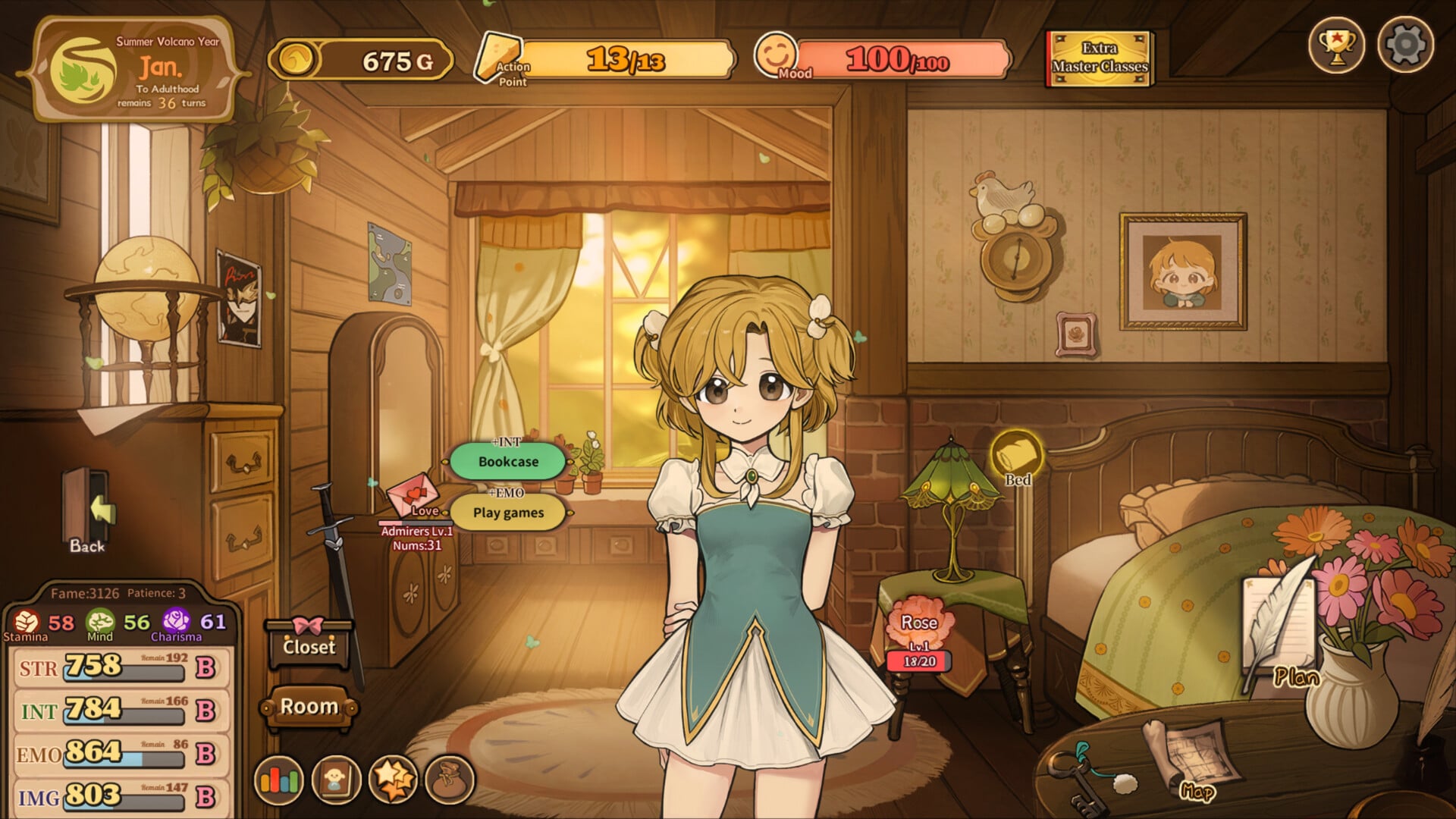 Princess Maker-Like Volcano Princess Goes to Switch, PS5, and Mobile Devices