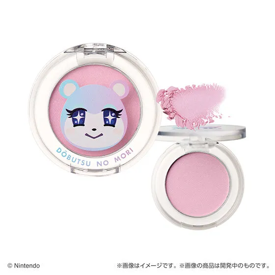 Bandai Namco Gashapon machines will offer Creer Beaute Animal Crossing multi-color powder makeup in Japan.