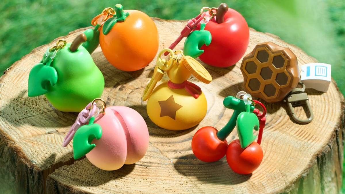 Animal Crossing Keychains Feature Fruits