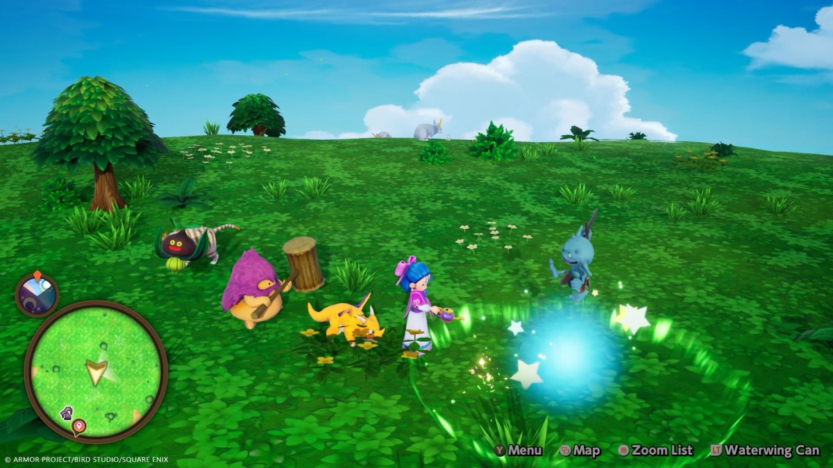 Dragon Quest Monsters: The Withered World Supporting Characters and Waterwing Can Shown