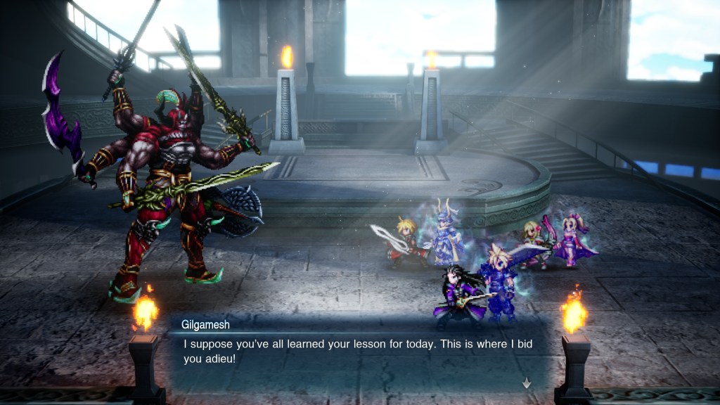 Square Enix confirmed we'll fight Gilgamesh and Ultima Weapon in Final Fantasy Resonance and Lightning and Clive are Visions. 