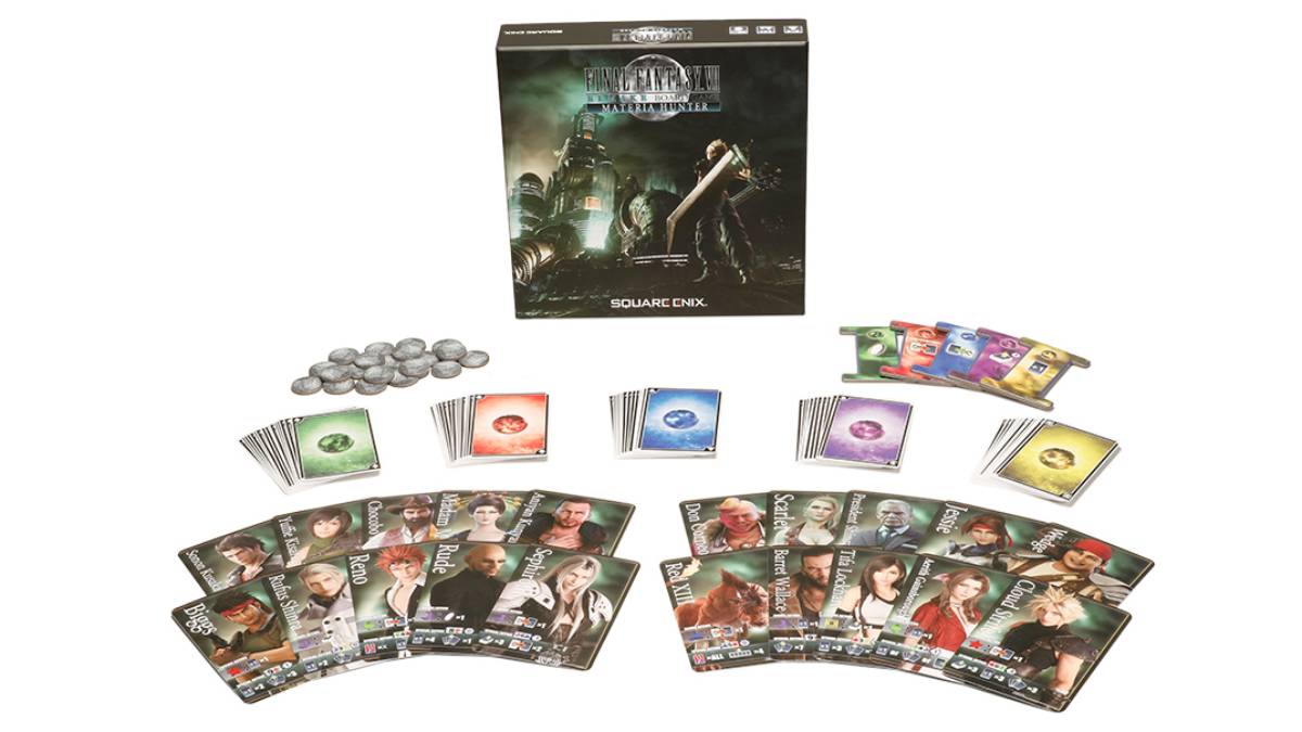 FFVII Remake Materia Hunter Board Game Gets a Reprint