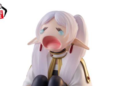 The new Frieren figure recreates the anime scene of her crying and throwing a tantrum for three days and three nights.