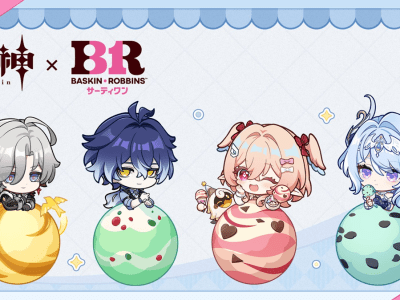 baskin robbins genshin impact promotion header