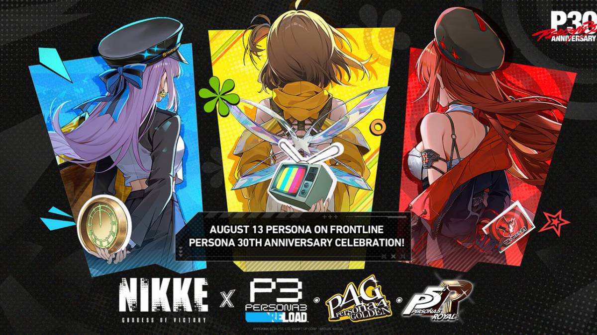 Goddess of Victory: NIKKE Anis, Neon and Rapi Persona Crossovers Teased