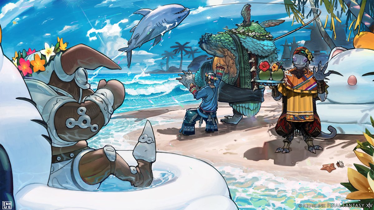 FFXIV Moonfire Faire 2026 Gets Inflatable Mograft Pool Float Mount