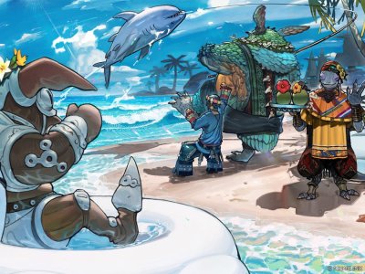 FFXIV Moonfire Faire 2026 Gets Inflatable Mograft Pool Float Mount