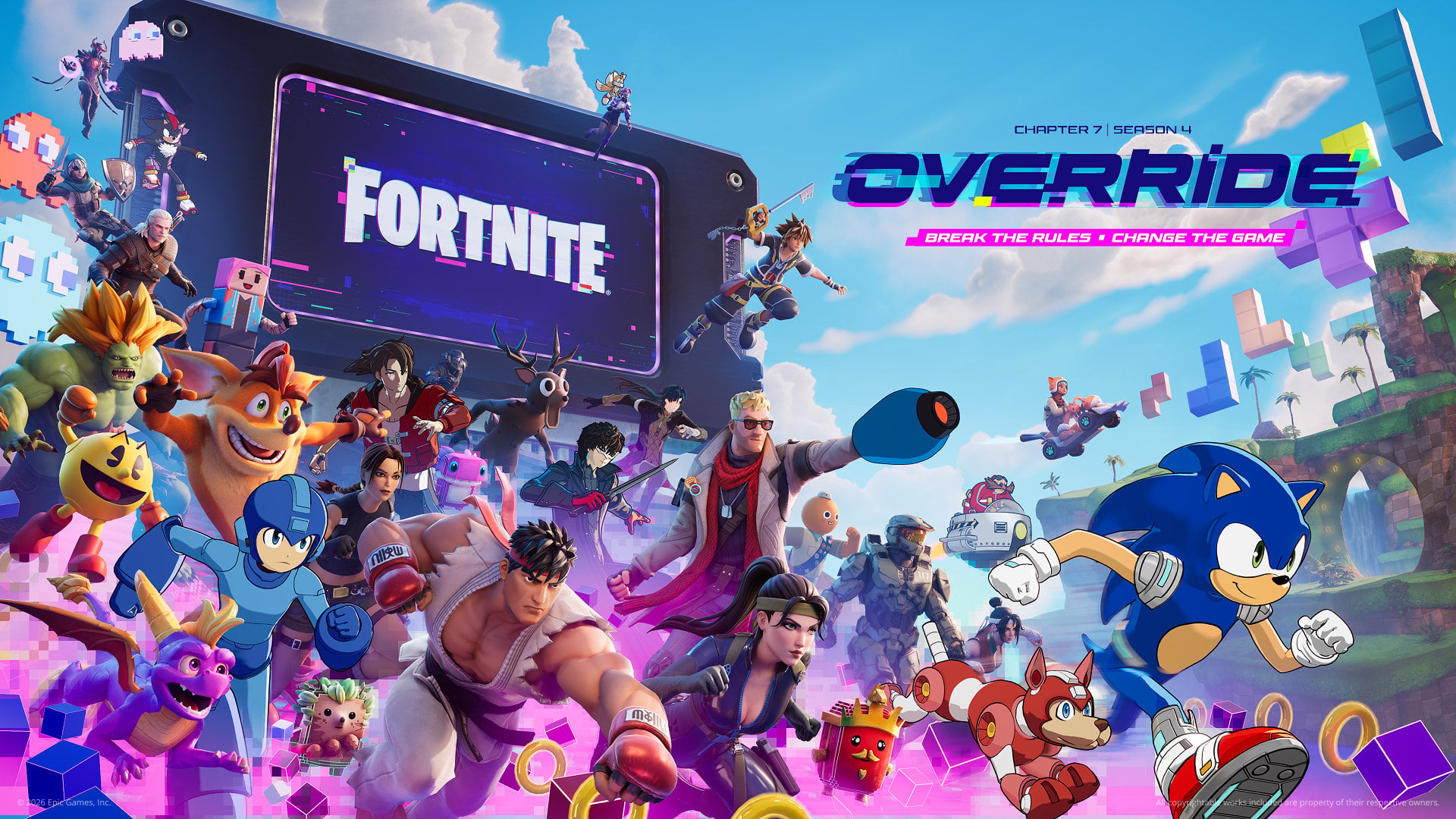 Fortnite Chapter 7 Season 4 Crossovers Include Persona 5 and Kingdom Hearts