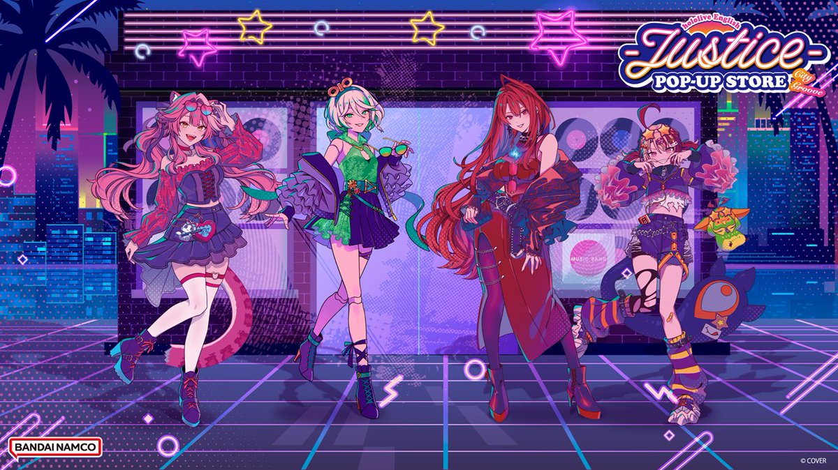 Hololive Justice Vtuber Merchandise Heading to Mitsuwa Stores