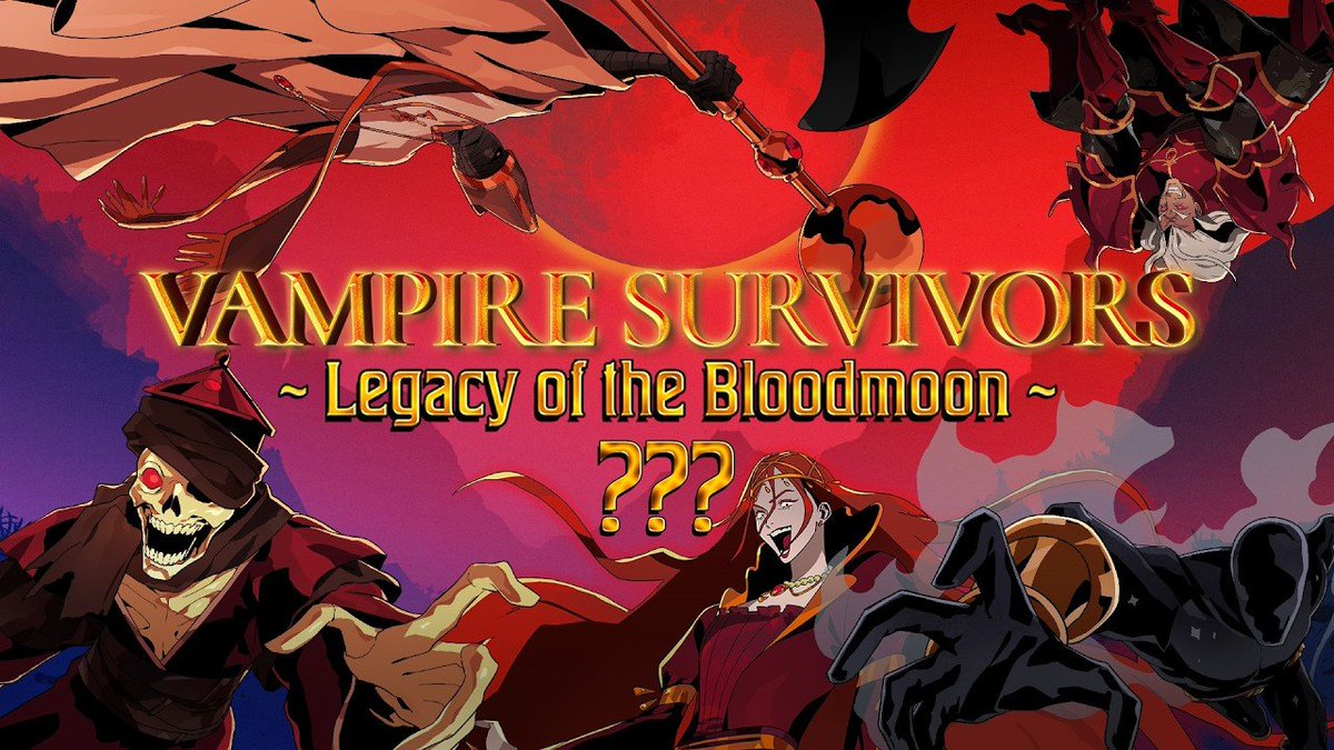 New Vampire Survivors Expansion Legacy of the Bloodmoon Release Date Set