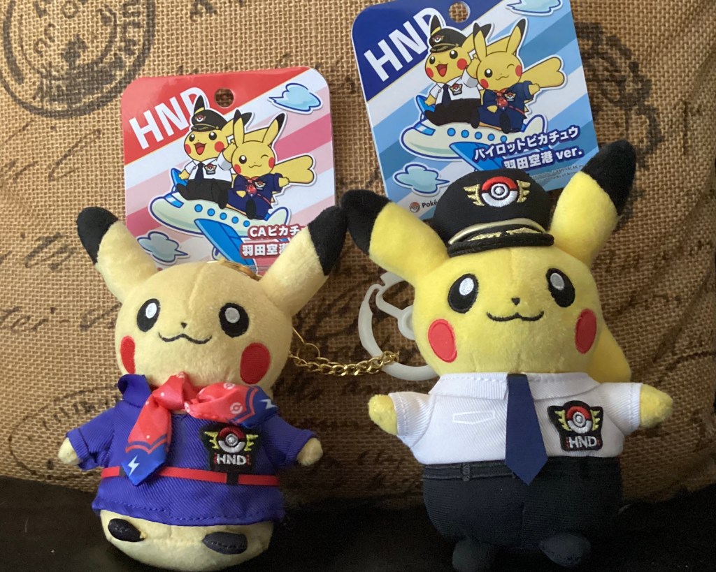 The Haneda Airport flight attendant and pilot Pikachu are lovely Pokemon plush friends who feel really special because of the exclusivity.