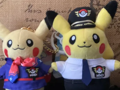 Haneda Airport Flight Attendant and Pilot Pikachu Plush Are Great Final Souvenirs