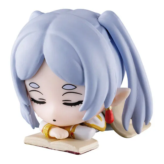 The next Frieren Gashapon is a Let’s Sleep Well Nemurasetai collection that features figures of the heroine sleeping.