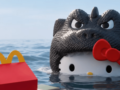 mcdonald's godzilla hello kitty