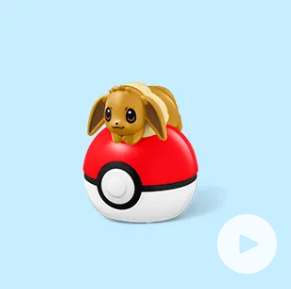 McDonald's Japan Pokemon toy eevee roller