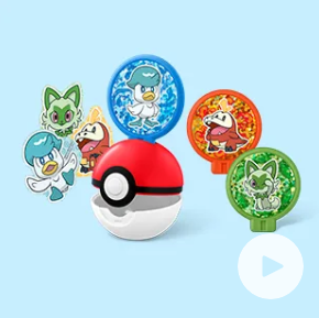 McDonald's Japan Pokemon toy sticker case