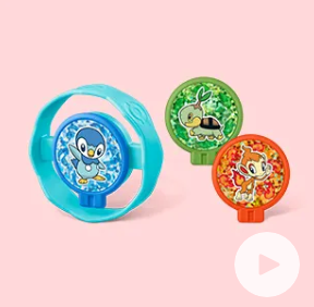 McDonald's Japan Pokemon toy rolling ring