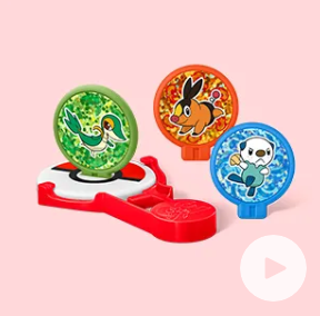McDonald's Japan Pokemon toy squeeze shooter