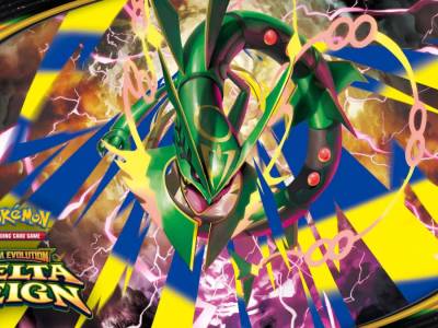 Mega Rayquaza ex Headlines Pokemon TCG Mega Evolution Delta Reign