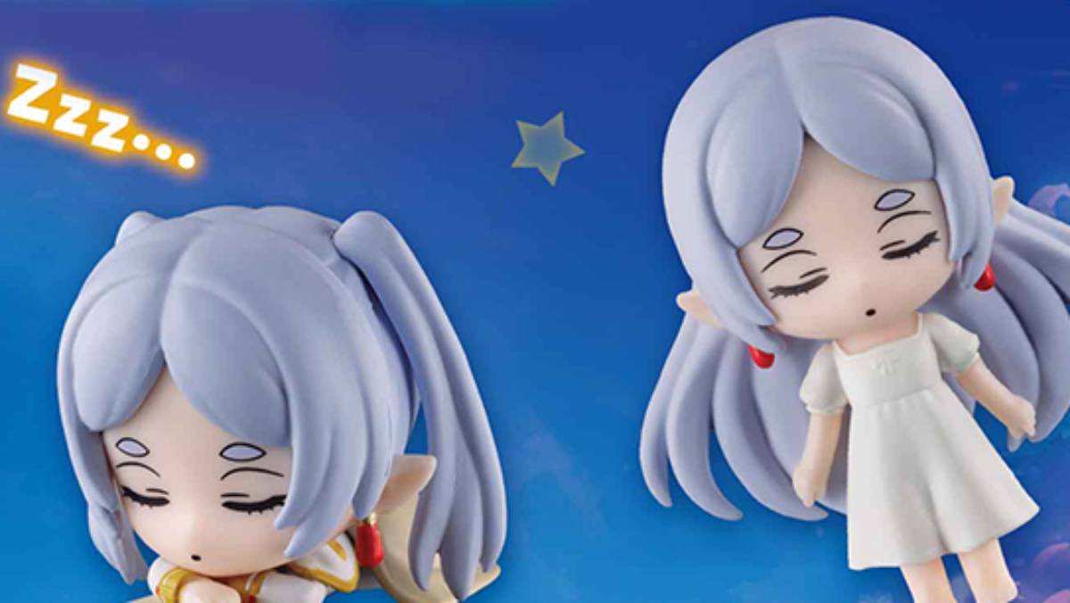 New Frieren Gacha Features Figures of Her Sleeping