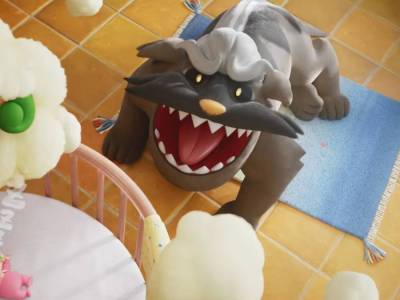 A Mabosstiff tries to babysit and deal with a rogue Whimsicott while their owner is on a call in a new Pokemon Poketoon animation.