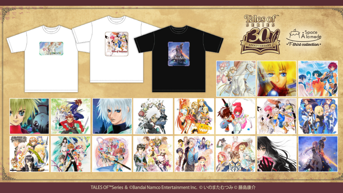 tales of series t-shirts