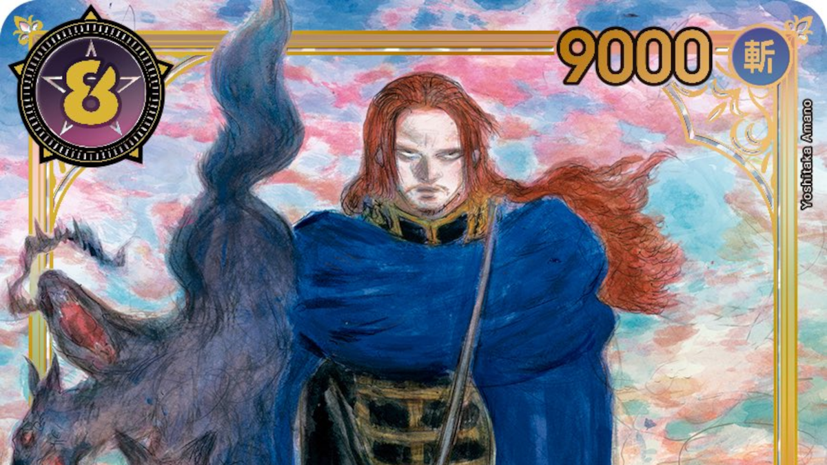 One Piece Card Game Saint Shamrock illustrated by Yoshitaka Amano