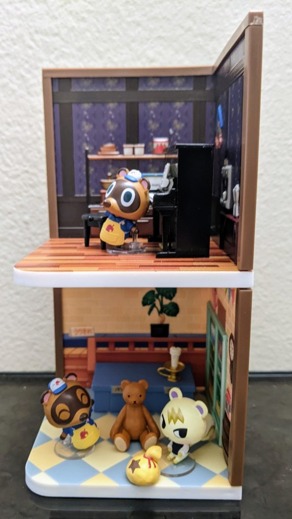 The Re-Ment Animal Crossing Happy Room series 1 sets are pleasant dioramas that fit anywhere, but more furniture would be nice.